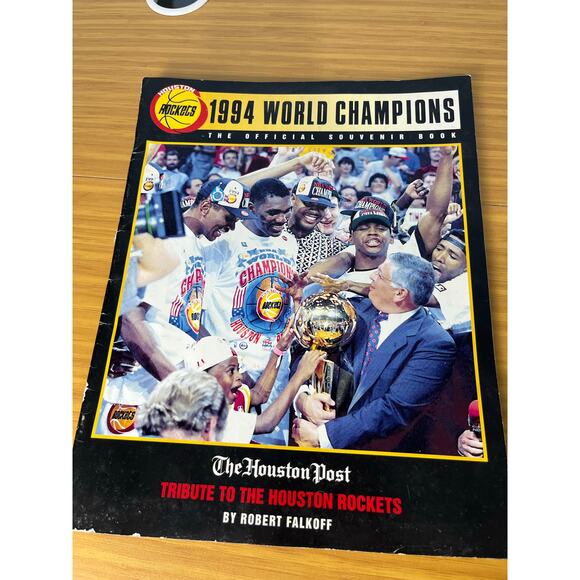 VTG Houston Rockets NBA Memorabilia 1994-95 Sports Illustrated Houston Chronicle - Picture 2 of 9